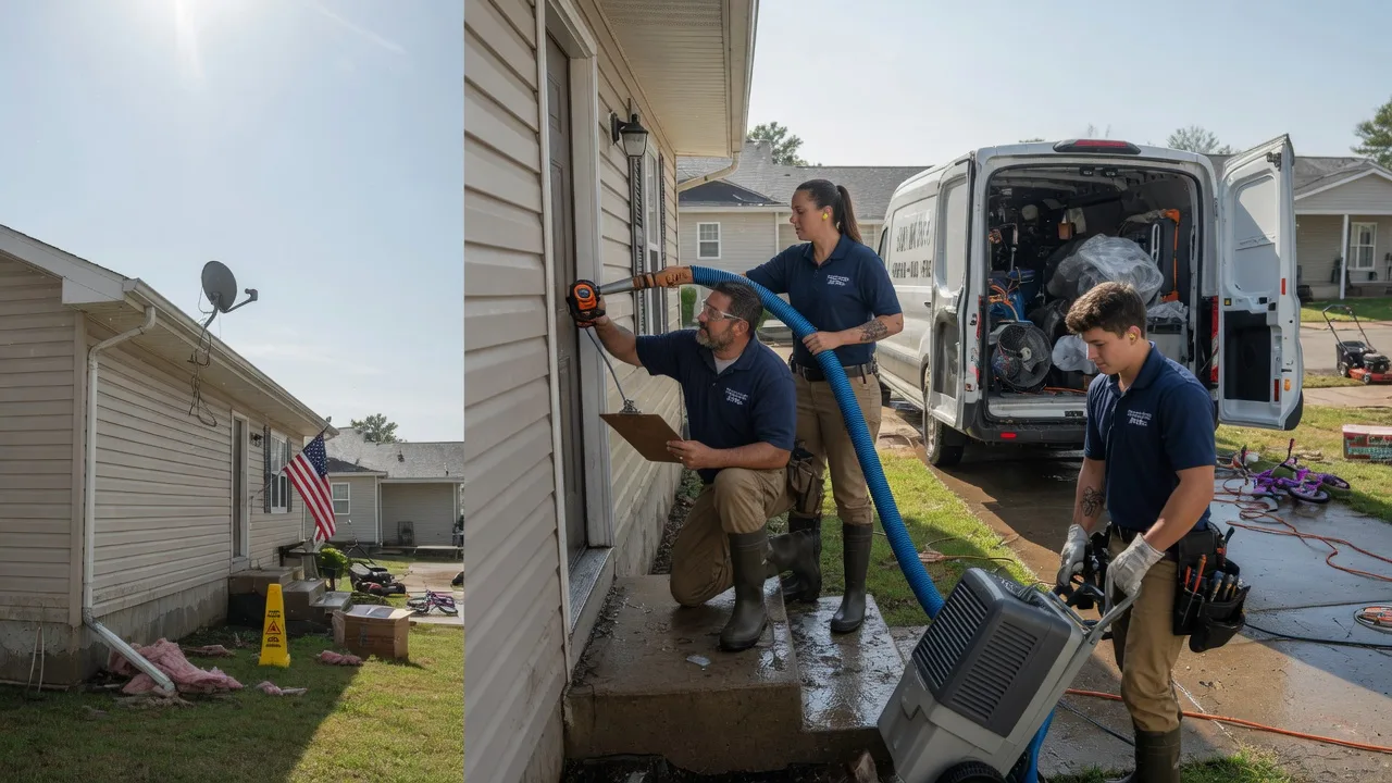Ceiling Water Damage Restoration in Berwick, IL near me